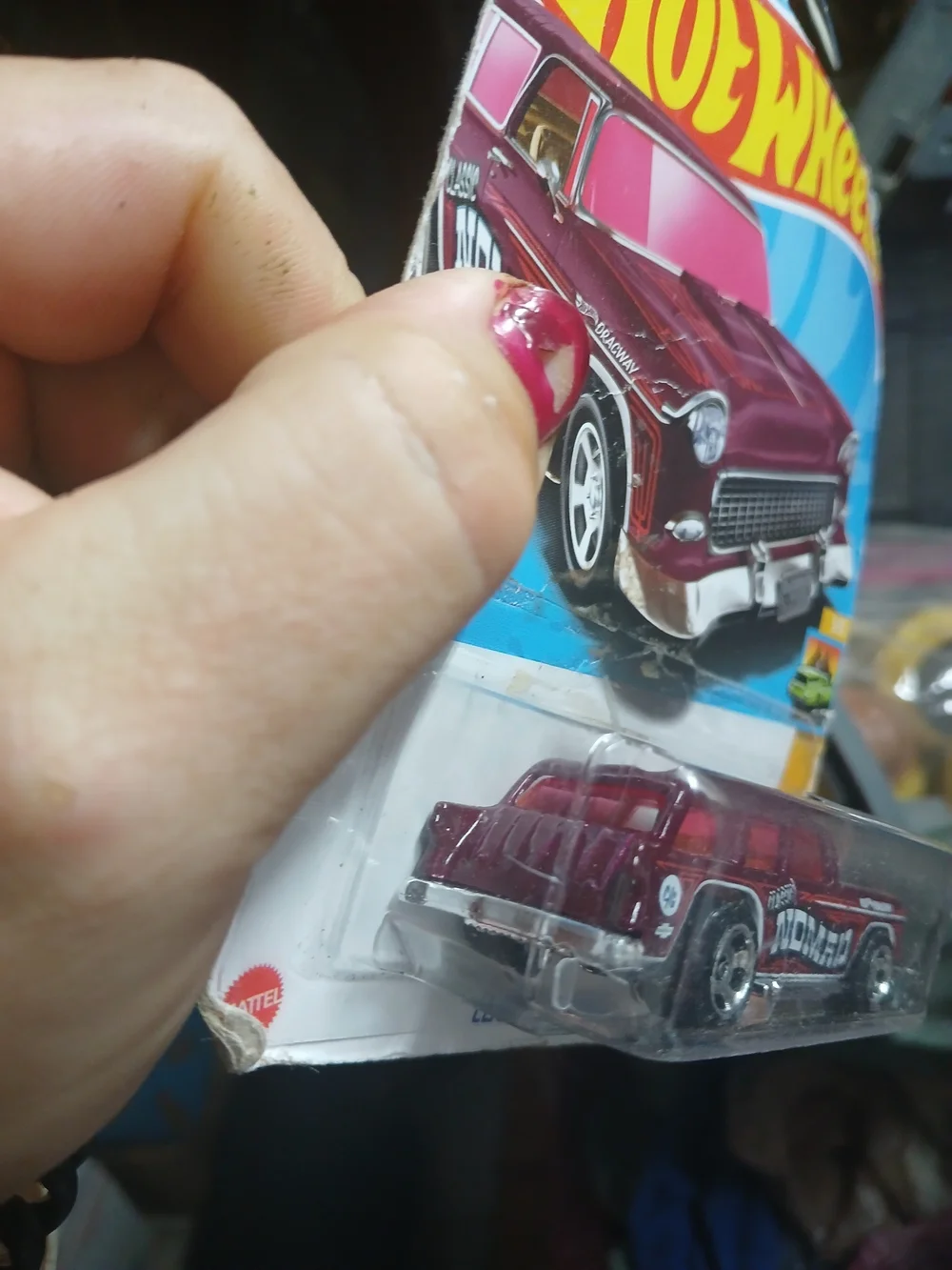 The Hot Wheels Classic '55 Nomad (HW Wagons 5/5, collector number 243/250) is a